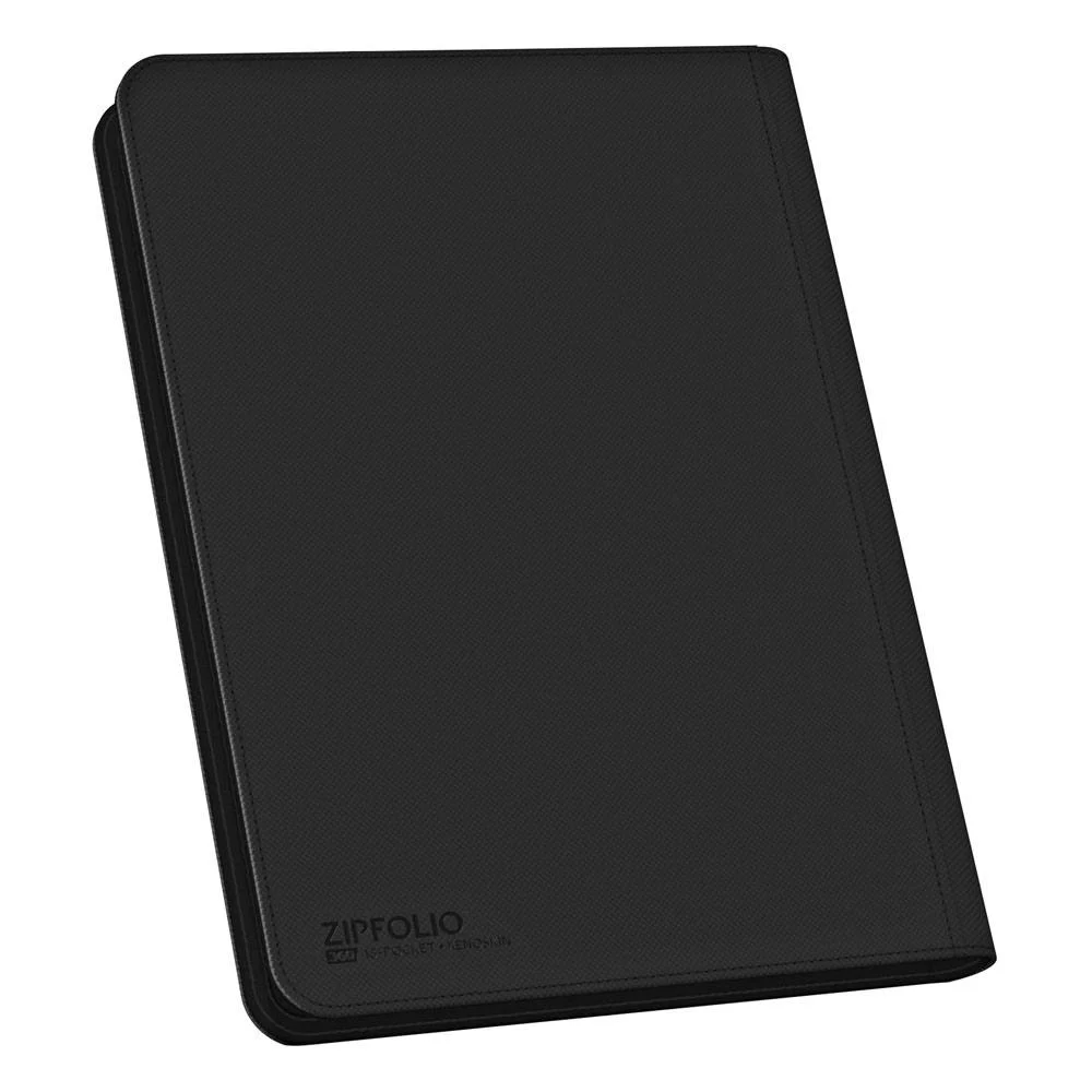 Ultimate Guard Zipfolio (360 double-sleeved cards) 18-Pocket 70 x 94 mm Xenoskin - Black